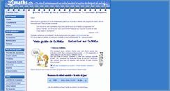 Desktop Screenshot of gomath.ch